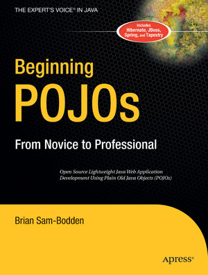 Buchcover Beginning POJOs | Brian Sam-Bodden | EAN 9781590595961 | ISBN 1-59059-596-3 | ISBN 978-1-59059-596-1