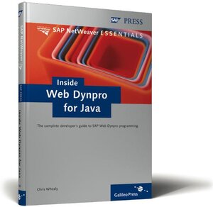 Buchcover Inside Web Dynpro for Java | Chris Whealy | EAN 9781592290383 | ISBN 1-59229-038-8 | ISBN 978-1-59229-038-3