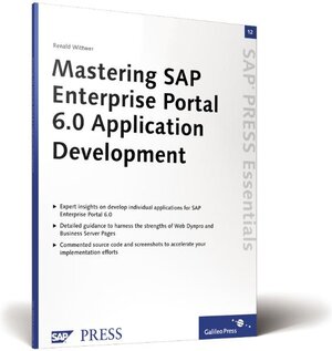 Buchcover Mastering SAP Enterprise Portal 6.0 Application Development | Renald Wittwer | EAN 9781592290758 | ISBN 1-59229-075-2 | ISBN 978-1-59229-075-8
