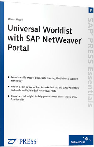 Buchcover Universal Worklist with SAP NetWeaver Portal | Darren Hague | EAN 9781592291465 | ISBN 1-59229-146-5 | ISBN 978-1-59229-146-5