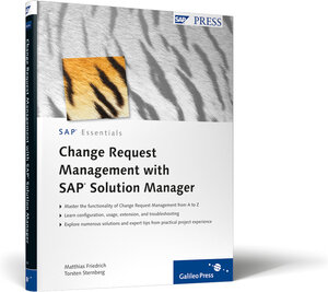 Buchcover Change Request Management with SAP Solution Manager | Matthias Friedrich | EAN 9781592292615 | ISBN 1-59229-261-5 | ISBN 978-1-59229-261-5