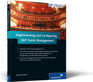 Buchcover Implementing and Configuring SAP Event Management | Sandeep Pradhan | EAN 9781592293162 | ISBN 1-59229-316-6 | ISBN 978-1-59229-316-2