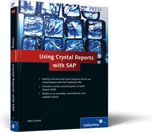 Buchcover Using Crystal Reports with SAP | Mike Garrett | EAN 9781592293278 | ISBN 1-59229-327-1 | ISBN 978-1-59229-327-8