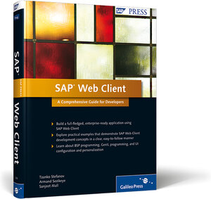 Buchcover SAP Web Client | Tzanko Stefanov | EAN 9781592293896 | ISBN 1-59229-389-1 | ISBN 978-1-59229-389-6