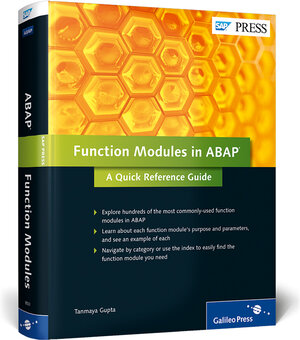 Buchcover Function Modules in ABAP | Tanmaya Gupta | EAN 9781592298501 | ISBN 1-59229-850-8 | ISBN 978-1-59229-850-1