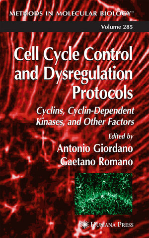 Buchcover Cell Cycle Control and Dysregulation Protocols | EAN 9781592598229 | ISBN 1-59259-822-6 | ISBN 978-1-59259-822-9