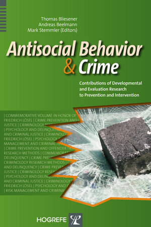 Buchcover Antisocial Behavior and Crime  | EAN 9781613344248 | ISBN 1-61334-424-4 | ISBN 978-1-61334-424-8