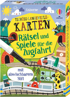 Buchcover Tschüss-Langeweile-Karten: Rätsel und Spiele für die Zugfahrt | James Maclaine | EAN 9781789416541 | ISBN 1-78941-654-X | ISBN 978-1-78941-654-1