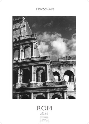 Buchcover Rom schwarz-weiss 2026 L 59x42cm  | EAN 9781835245217 | ISBN 1-83524-521-8 | ISBN 978-1-83524-521-7