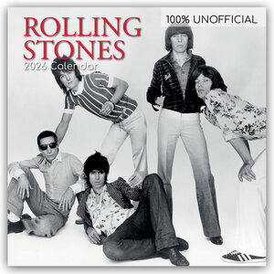 Buchcover Rolling Stones 2026 – 16-Monatskalender  | EAN 9781836225577 | ISBN 1-83622-557-1 | ISBN 978-1-83622-557-7
