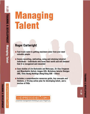Buchcover Managing Talent | Roger Cartwright | EAN 9781841124933 | ISBN 1-84112-493-1 | ISBN 978-1-84112-493-3
