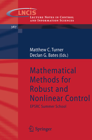 Buchcover Mathematical Methods for Robust and Nonlinear Control  | EAN 9781848000254 | ISBN 1-84800-025-1 | ISBN 978-1-84800-025-4