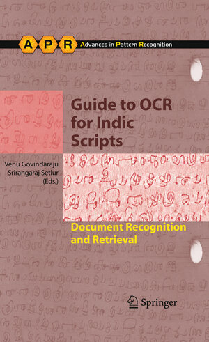 Buchcover Guide to OCR for Indic Scripts  | EAN 9781848003293 | ISBN 1-84800-329-3 | ISBN 978-1-84800-329-3