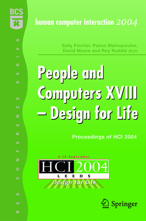 Buchcover People and Computers XVIII - Design for Life | EAN 9781852339005 | ISBN 1-85233-900-4 | ISBN 978-1-85233-900-5