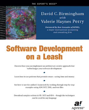 Buchcover Software Development on a Leash | David Birmingham | EAN 9781893115910 | ISBN 1-893115-91-7 | ISBN 978-1-893115-91-0