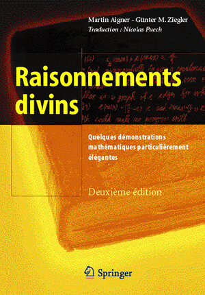 Buchcover Raisonnements divins | Martin Aigner | EAN 9782287338465 | ISBN 2-287-33846-2 | ISBN 978-2-287-33846-5