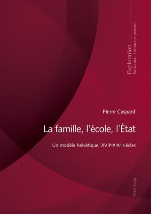Buchcover La famille, l’école, l’État | Pierre Caspard | EAN 9782875744166 | ISBN 2-87574-416-X | ISBN 978-2-87574-416-6