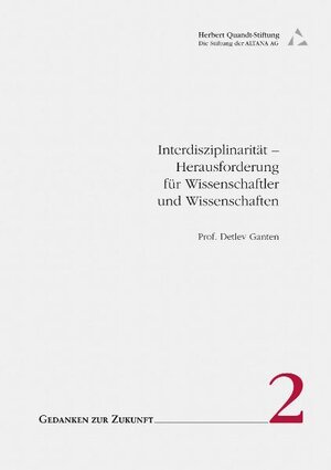 Buchcover Interdisziplinarität | Detlev Ganten | EAN 9783000066894 | ISBN 3-00-006689-6 | ISBN 978-3-00-006689-4