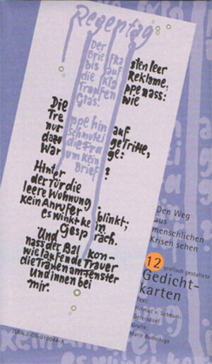 Buchcover Regentag | Helmut von Scheurl-Defersdorf | EAN 9783000100444 | ISBN 3-00-010044-X | ISBN 978-3-00-010044-4