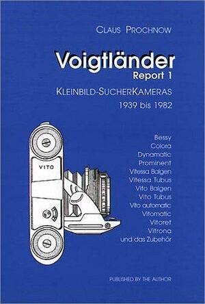 Buchcover Voigtländer Report 1 | Claus Prochnow | EAN 9783000118678 | ISBN 3-00-011867-5 | ISBN 978-3-00-011867-8