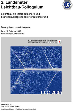 Buchcover 2. Landshuter Leichtbau-Colloquium (2005)  | EAN 9783000148613 | ISBN 3-00-014861-2 | ISBN 978-3-00-014861-3