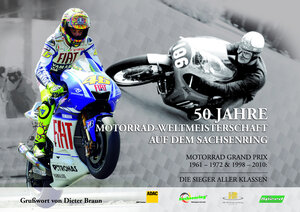 Buchcover 50 Jahre Motorrad-Weltmeisterschaft auf dem Sachsenring | Hendrik Nöbel | EAN 9783000327780 | ISBN 3-00-032778-9 | ISBN 978-3-00-032778-0