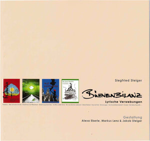 Buchcover Bühnenbilanz | Siegfried Steiger | EAN 9783000367229 | ISBN 3-00-036722-5 | ISBN 978-3-00-036722-9
