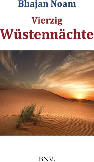Buchcover Vierzig Wüstennächte | Bhajan Noam | EAN 9783000435539 | ISBN 3-00-043553-0 | ISBN 978-3-00-043553-9