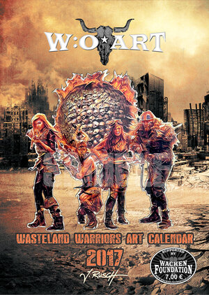 Buchcover W:O:Art Kunstkalender Wacken open Air 2017 Großformat. | Jens Rusch | EAN 9783000505119 | ISBN 3-00-050511-3 | ISBN 978-3-00-050511-9
