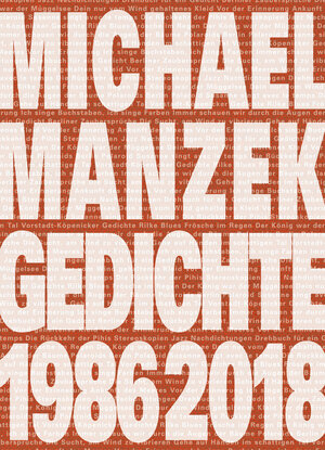Buchcover Michael Manzek Gedichte 1986-2018 | Michael Manzek | EAN 9783000616433 | ISBN 3-00-061643-8 | ISBN 978-3-00-061643-3