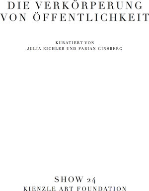 Buchcover Die Verkörperung von Öffentlichkeit | Fabian Ginsberg | EAN 9783000626142 | ISBN 3-00-062614-X | ISBN 978-3-00-062614-2