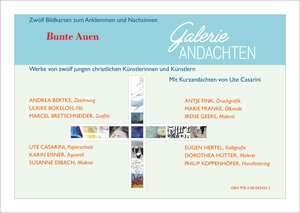Buchcover Galerie Andachten  | EAN 9783000634352 | ISBN 3-00-063435-5 | ISBN 978-3-00-063435-2