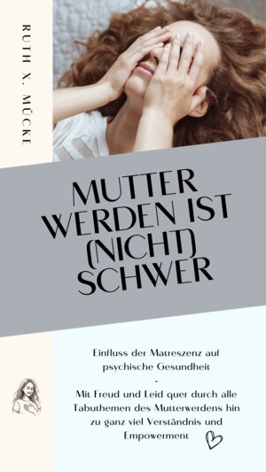 Buchcover Mutter werden ist (nicht) schwer | Ruth X. Mücke | EAN 9783000780837 | ISBN 3-00-078083-1 | ISBN 978-3-00-078083-7