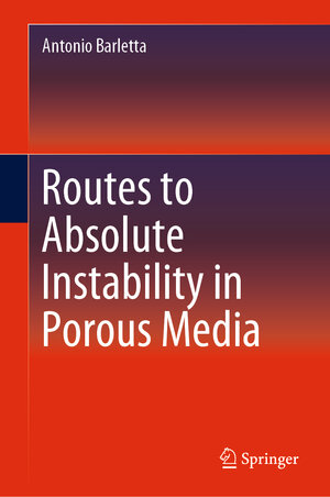 Buchcover Routes to Absolute Instability in Porous Media | Antonio Barletta | EAN 9783030061944 | ISBN 3-030-06194-9 | ISBN 978-3-030-06194-4