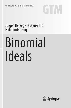Buchcover Binomial Ideals | Jürgen Herzog | EAN 9783030070199 | ISBN 3-030-07019-0 | ISBN 978-3-030-07019-9