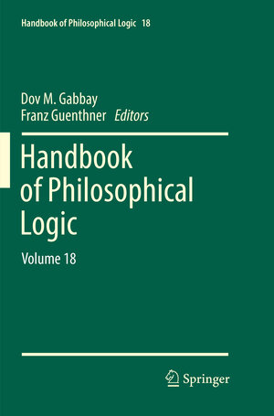 Buchcover Handbook of Philosophical Logic  | EAN 9783030073992 | ISBN 3-030-07399-8 | ISBN 978-3-030-07399-2