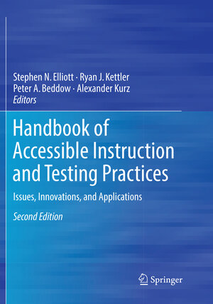 Buchcover Handbook of Accessible Instruction and Testing Practices  | EAN 9783030100179 | ISBN 3-030-10017-0 | ISBN 978-3-030-10017-9