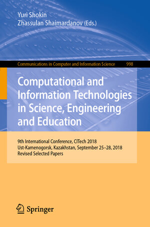 Buchcover Computational and Information Technologies in Science, Engineering and Education | EAN 9783030122034 | ISBN 3-030-12203-4 | ISBN 978-3-030-12203-4