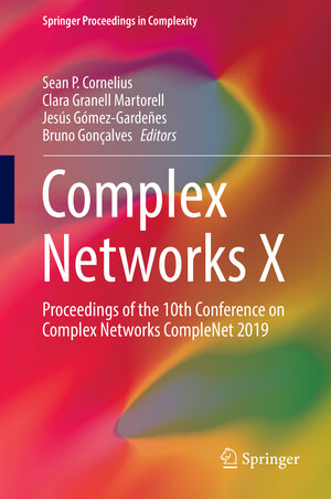 Buchcover Complex Networks X | EAN 9783030144586 | ISBN 3-030-14458-5 | ISBN 978-3-030-14458-6