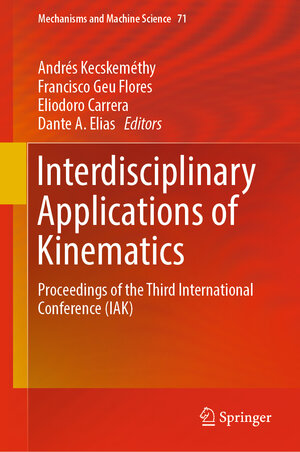 Buchcover Interdisciplinary Applications of Kinematics | EAN 9783030164232 | ISBN 3-030-16423-3 | ISBN 978-3-030-16423-2