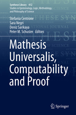 Buchcover Mathesis Universalis, Computability and Proof  | EAN 9783030204464 | ISBN 3-030-20446-4 | ISBN 978-3-030-20446-4