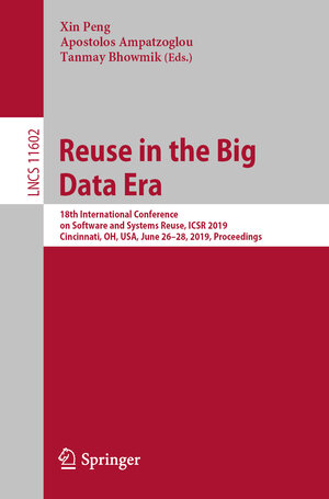 Buchcover Reuse in the Big Data Era | EAN 9783030228873 | ISBN 3-030-22887-8 | ISBN 978-3-030-22887-3