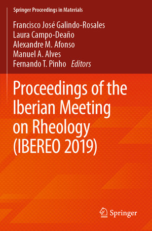 Buchcover Proceedings of the Iberian Meeting on Rheology (IBEREO 2019)  | EAN 9783030277031 | ISBN 3-030-27703-8 | ISBN 978-3-030-27703-1