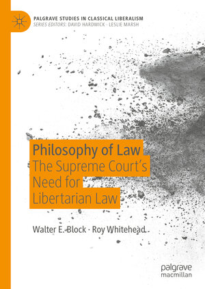 Buchcover Philosophy of Law | Walter E. Block | EAN 9783030283599 | ISBN 3-030-28359-3 | ISBN 978-3-030-28359-9