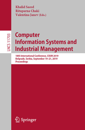 Buchcover Computer Information Systems and Industrial Management | EAN 9783030289577 | ISBN 3-030-28957-5 | ISBN 978-3-030-28957-7