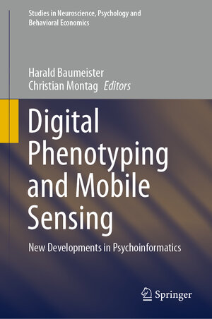 Buchcover Digital Phenotyping and Mobile Sensing  | EAN 9783030316204 | ISBN 3-030-31620-3 | ISBN 978-3-030-31620-4