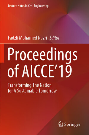 Buchcover Proceedings of AICCE'19 | EAN 9783030328184 | ISBN 3-030-32818-X | ISBN 978-3-030-32818-4