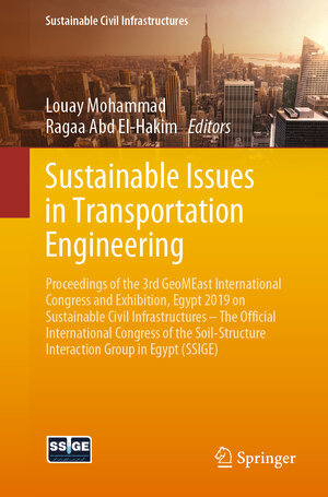 Buchcover Sustainable Issues in Transportation Engineering | EAN 9783030341879 | ISBN 3-030-34187-9 | ISBN 978-3-030-34187-9