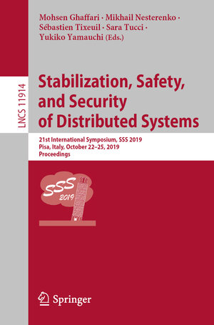 Buchcover Stabilization, Safety, and Security of Distributed Systems | EAN 9783030349912 | ISBN 3-030-34991-8 | ISBN 978-3-030-34991-2