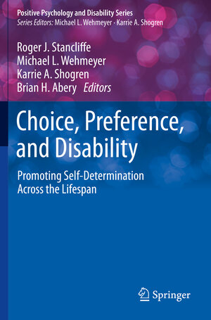 Buchcover Choice, Preference, and Disability | EAN 9783030356859 | ISBN 3-030-35685-X | ISBN 978-3-030-35685-9